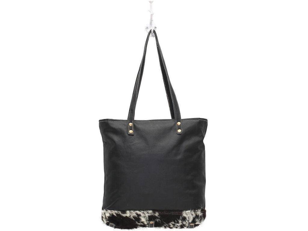 Black Shades hair on hide Tote Bag