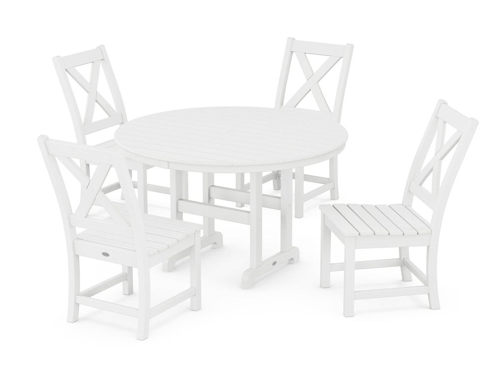 Braxton Side Chair 5-Piece Round Dining Set Photo