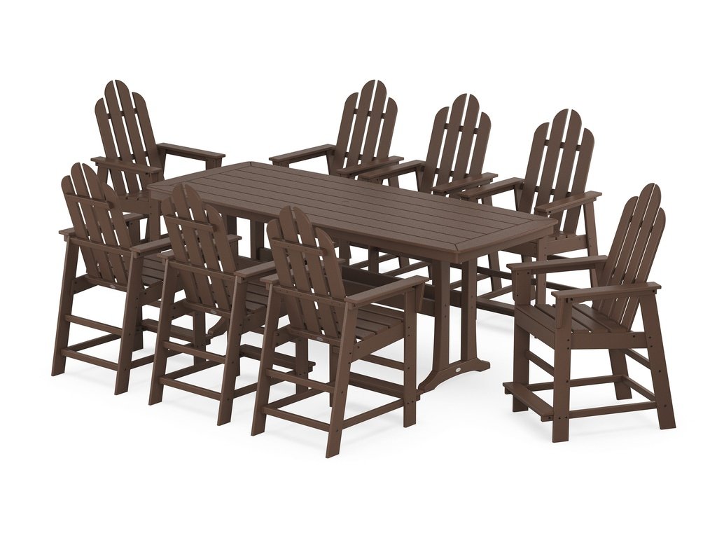 Long Island 9-Piece Counter Set with Trestle Legs Photo