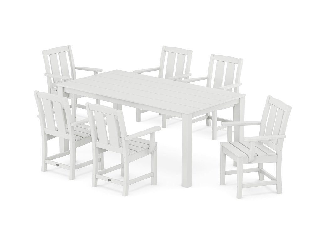 Mission Arm Chair 7-Piece Parsons Dining Set Photo