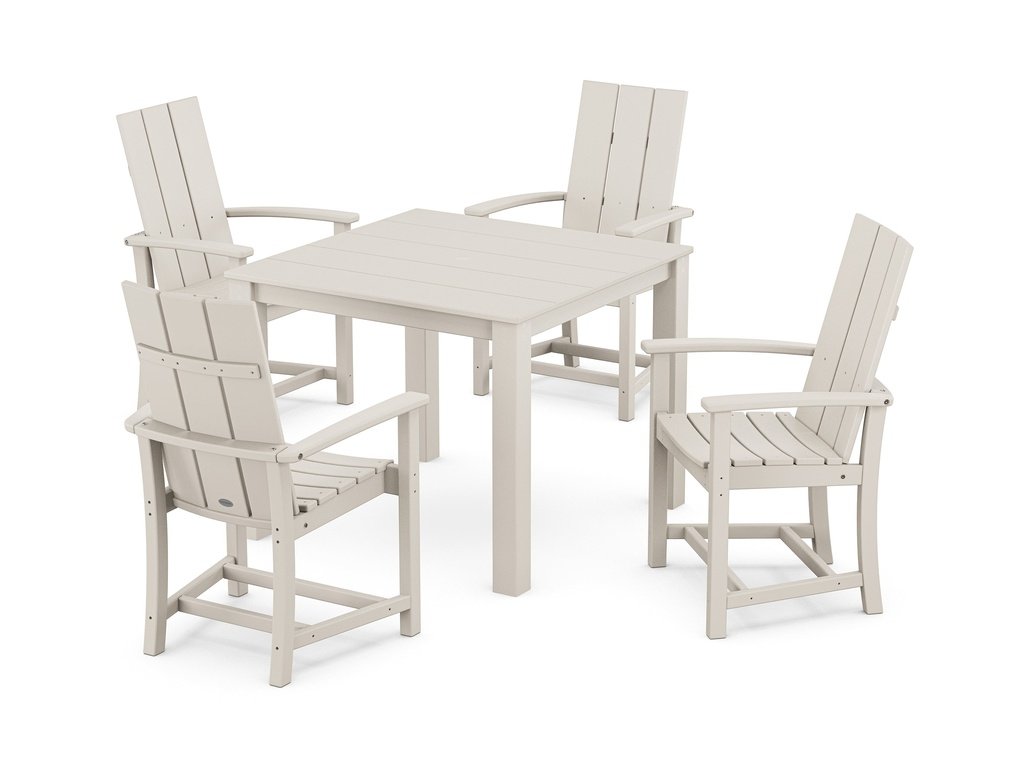 Modern Adirondack 5-Piece Parsons Dining Set Photo