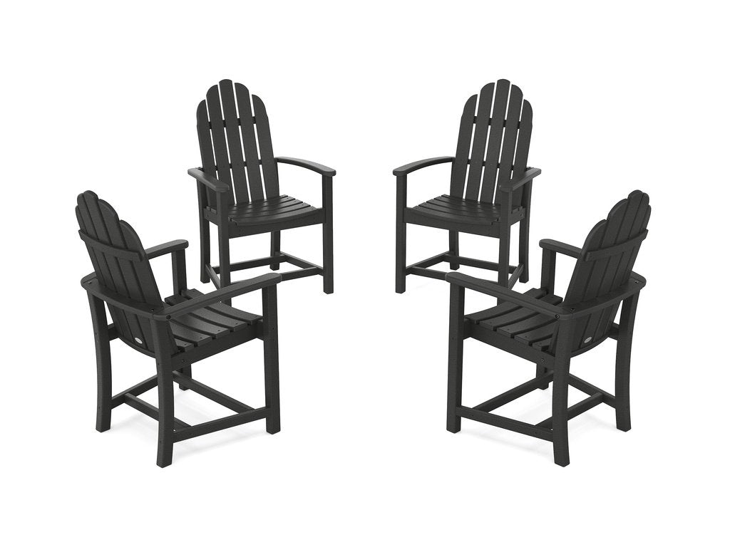 Classic 4-Piece Upright Adirondack Conversation Set Photo