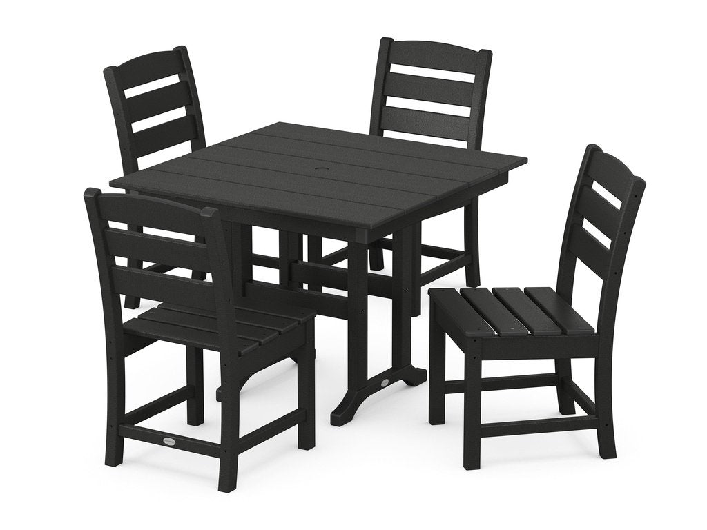 Lakeside Side Chair 5-Piece Farmhouse Dining Set Photo