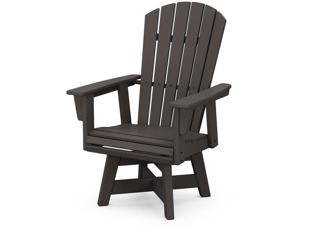 Nautical Curveback Adirondack Swivel Dining Chair Photo