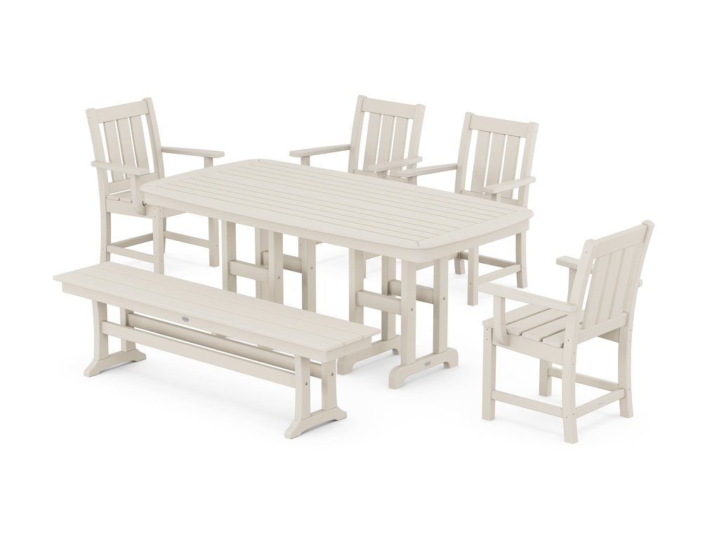 Oxford 6-Piece Dining Set with Bench Photo