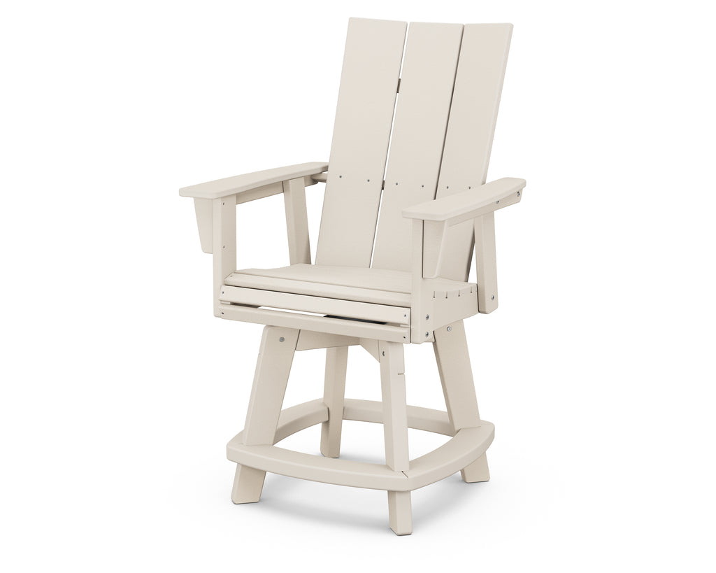 Modern Curveback Adirondack Swivel Counter Chair Photo