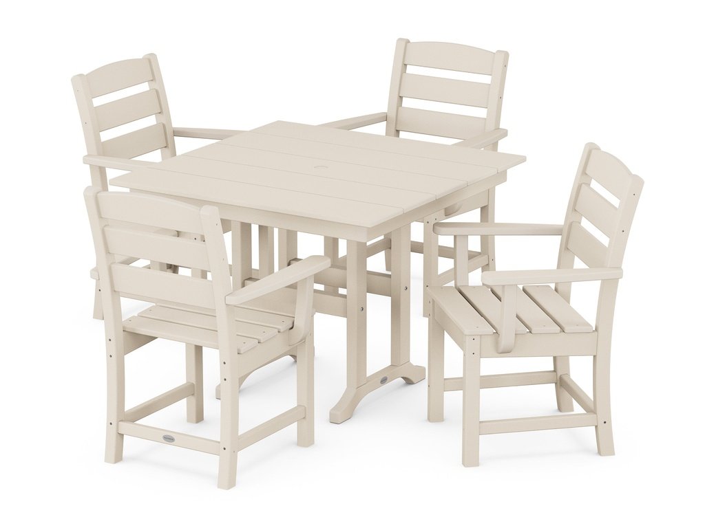 Lakeside 5-Piece Farmhouse Dining Set Photo