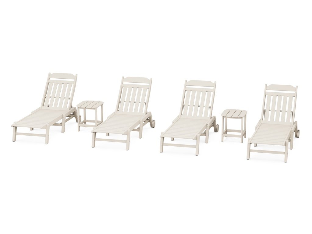 Country Living 6-Piece Chaise Set with Wheels Photo