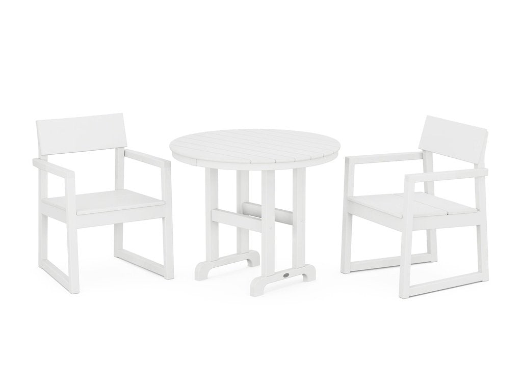 EDGE 3-Piece Round Dining Set Photo