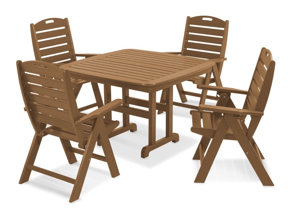 Nautical Highback Chair 5-Piece Dining Set Photo