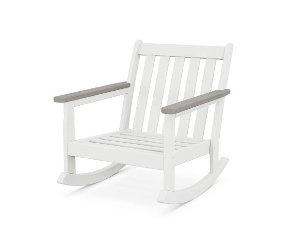 Vineyard Deep Seating Rocking Chair | Natural Finish - Retreat Home Furniture