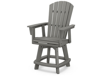 Nautical Curveback Adirondack Swivel Counter Chair Photo