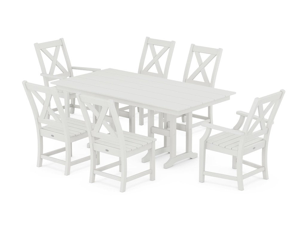 Braxton 7-Piece Farmhouse Dining Set Photo