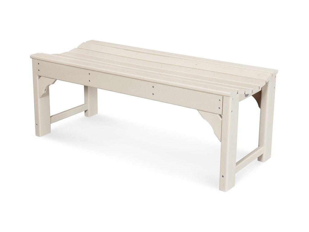 Traditional Garden 48" Backless Bench Photo