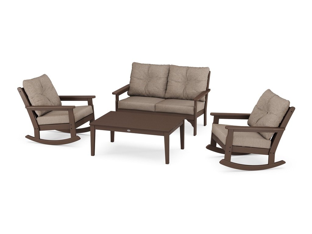 Vineyard 4-Piece Deep Seating Rocking Chair Set Photo