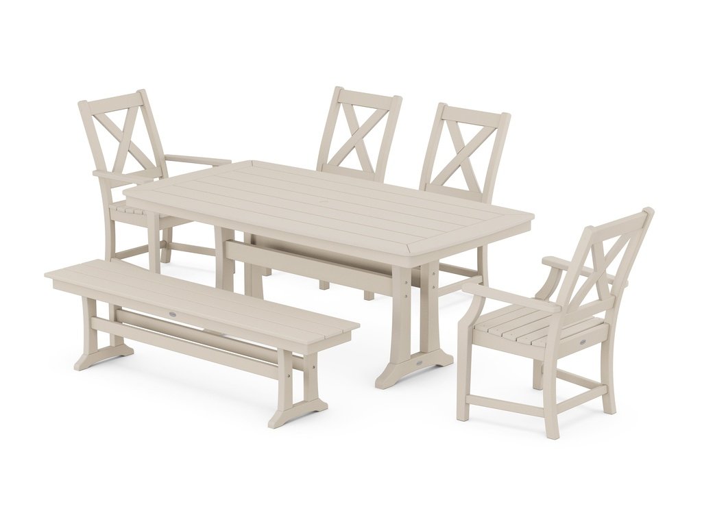 Braxton 6-Piece Dining Set with Trestle Legs Photo