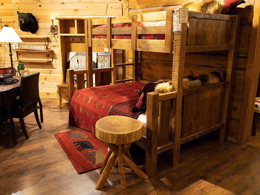 Old Timber Bunk Bed | Twin Over Full - Retreat Home Furniture