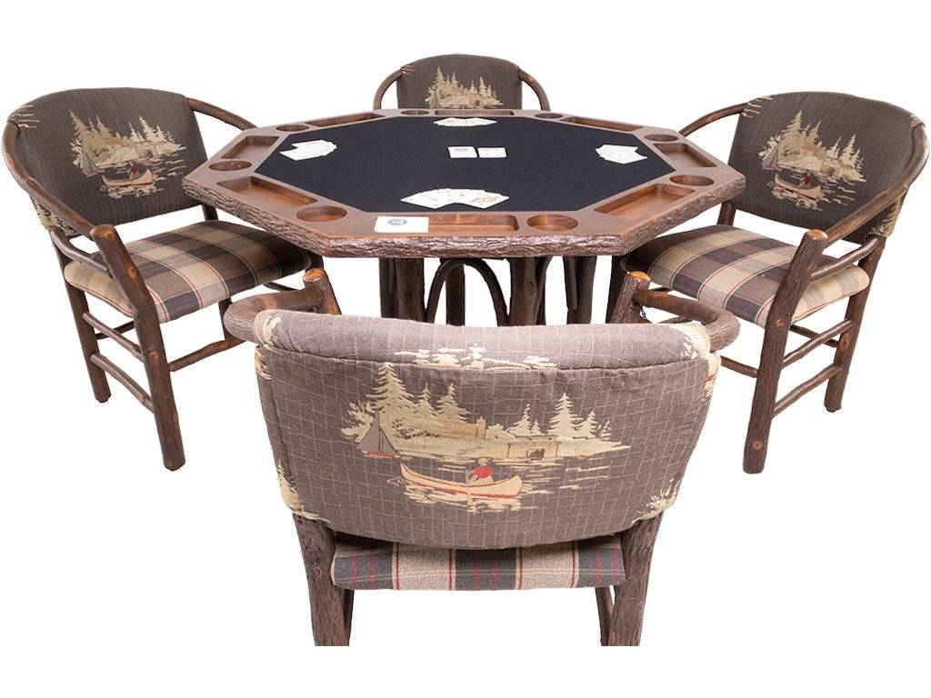 Old Hickory Game Table Rhf