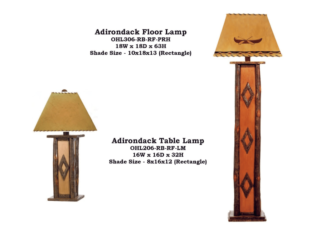 Adirondack Lamp - Retreat Home Furniture