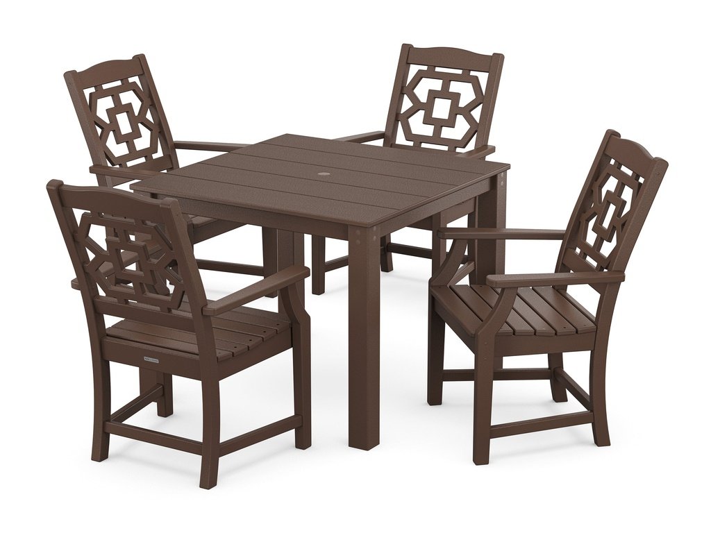 Chinoiserie 5-Piece Parsons Dining Set Photo