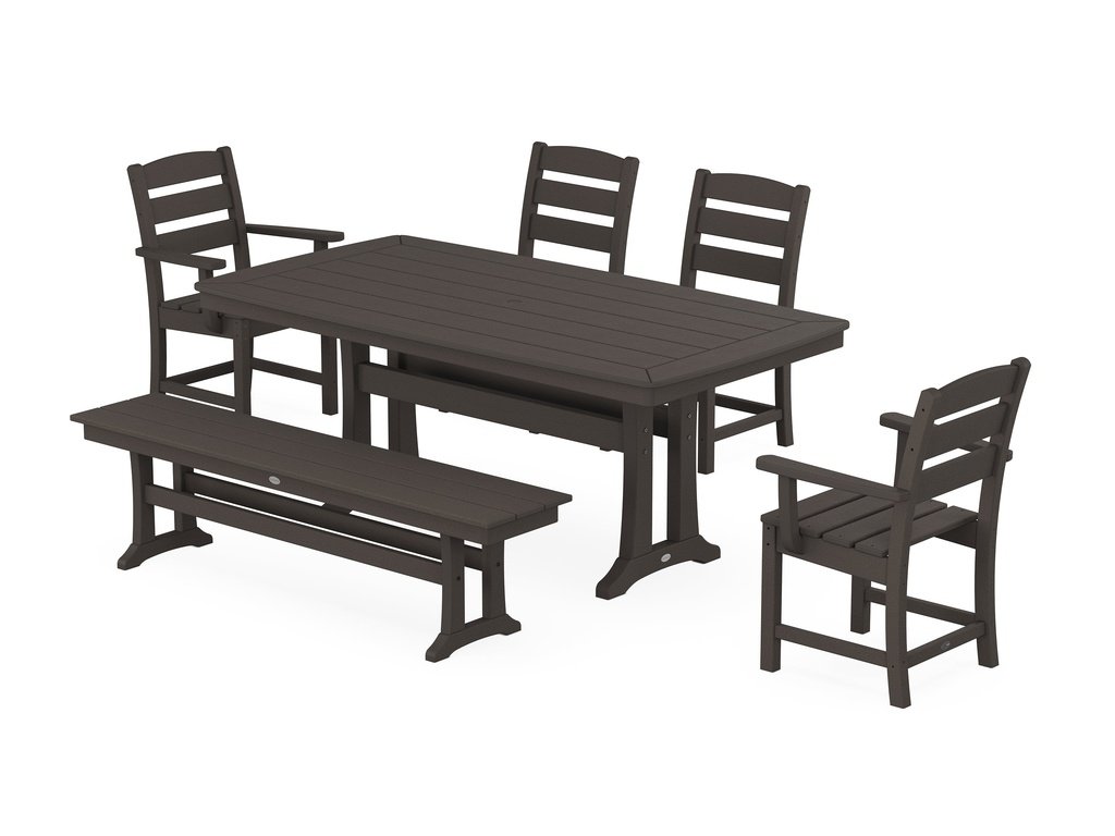 Lakeside 6-Piece Dining Set with Trestle Legs Photo