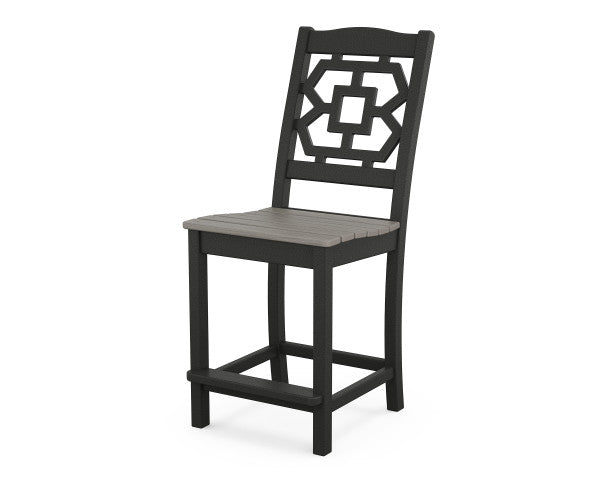 Chinoiserie Counter Side Chair | Natural Finish - Retreat Home Furniture