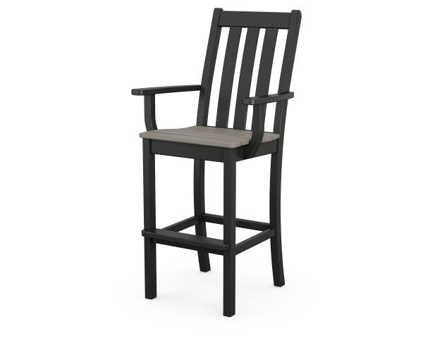 Vineyard Bar Arm Chair | Natural Finish - Retreat Home Furniture