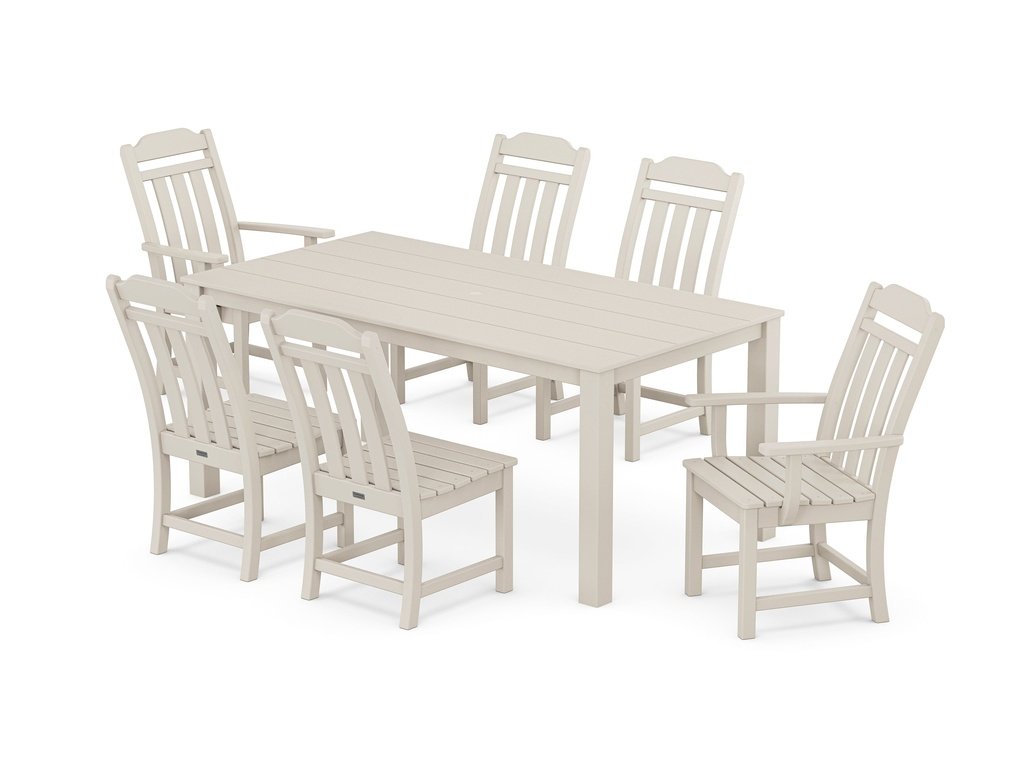 Country Living 7-Piece Parsons Dining Set Photo