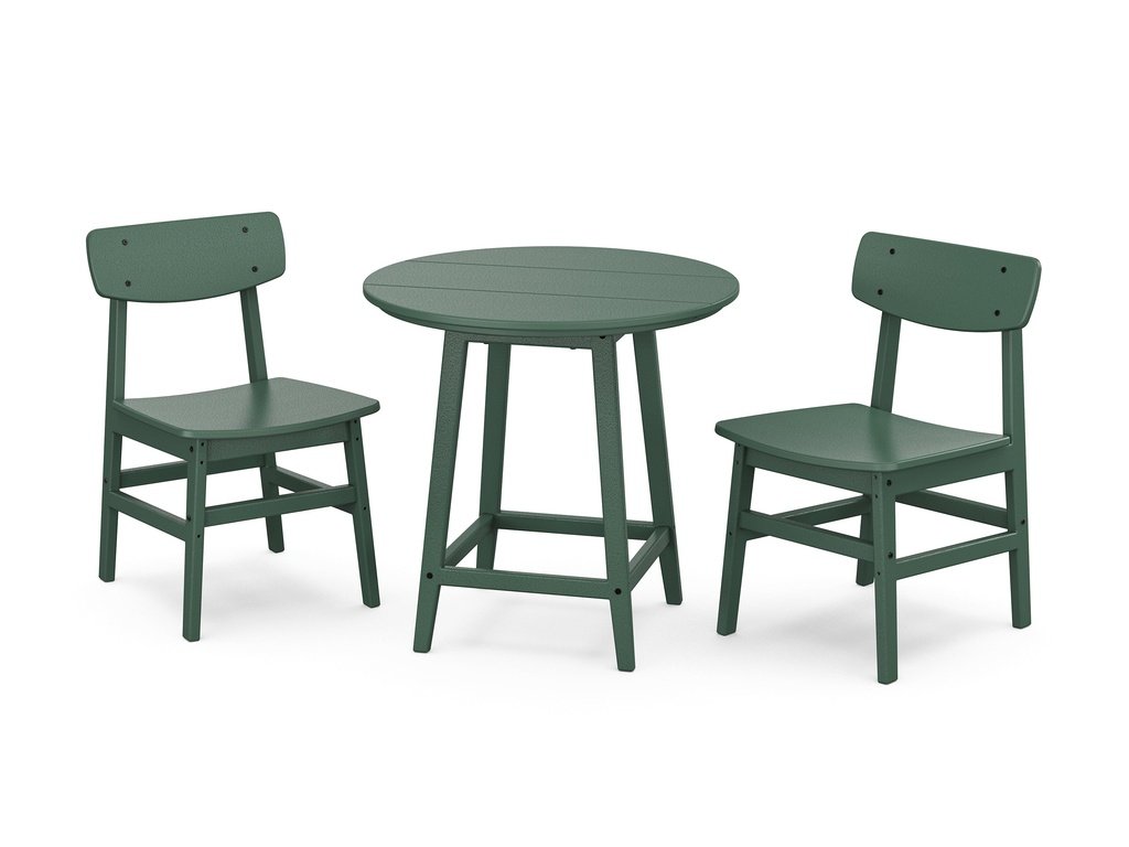 Modern Studio Urban Chair 3-Piece Round Bistro Dining Set Photo