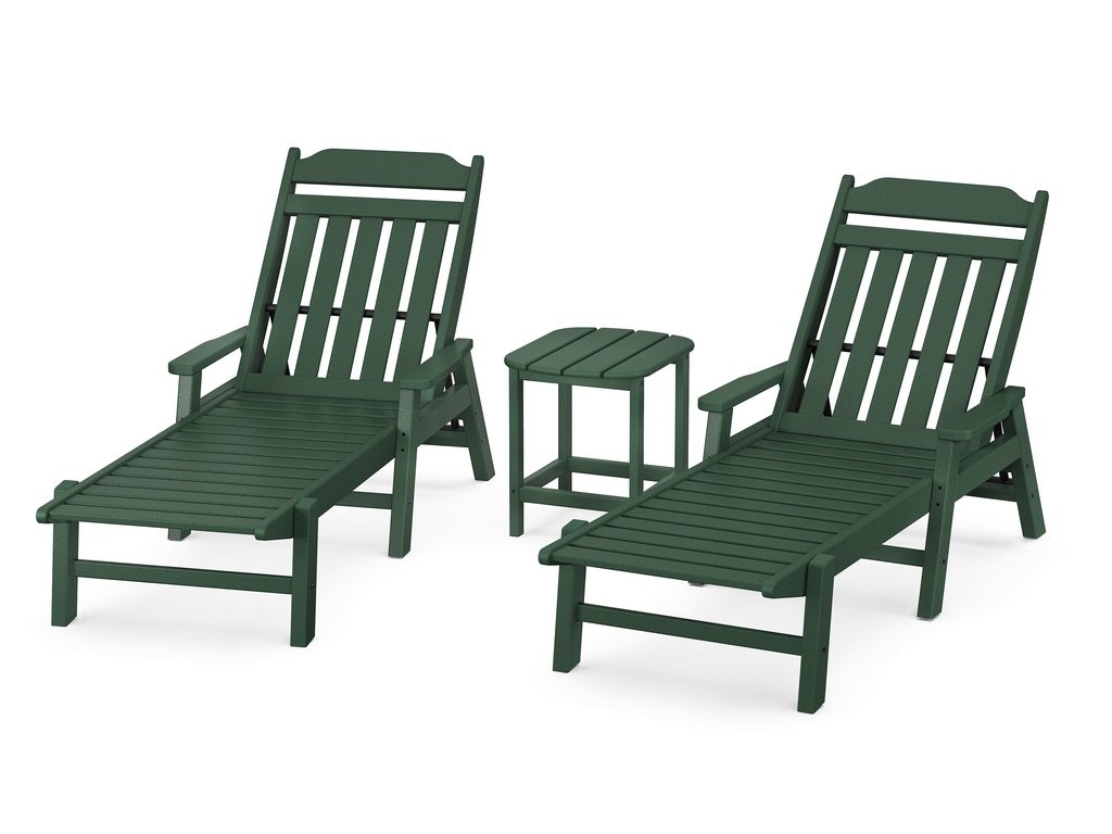 Country Living 3-Piece Chaise Set with Arms Photo