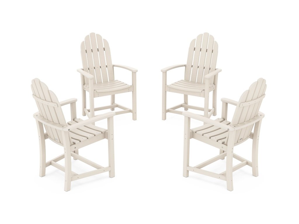 Classic 4-Piece Upright Adirondack Conversation Set Photo