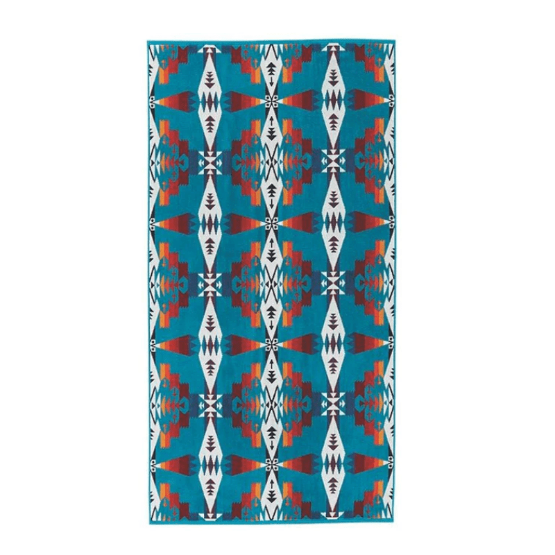 Tuscon Turquoise Oversized Spa Towel - Retreat Home Furniture