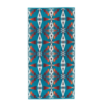 Tuscon Turquoise Oversized Spa Towel - Retreat Home Furniture