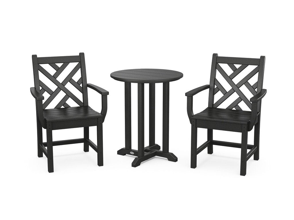 Chippendale 3-Piece Round Dining Set Photo