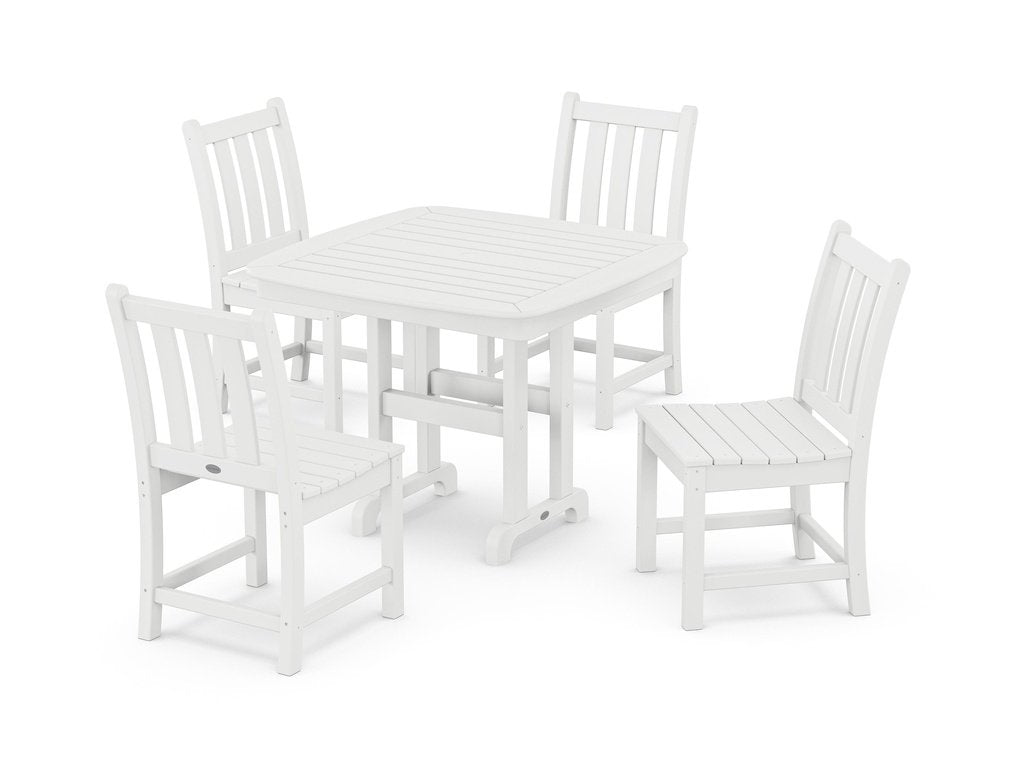 Traditional Garden Side Chair 5-Piece Dining Set Photo