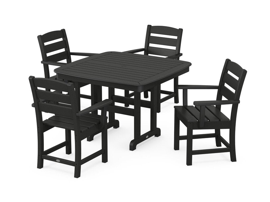 Lakeside 5-Piece Dining Set with Trestle Legs Photo