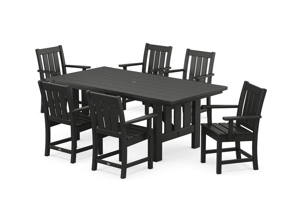 Oxford Arm Chair 7-Piece Mission Dining Set Photo