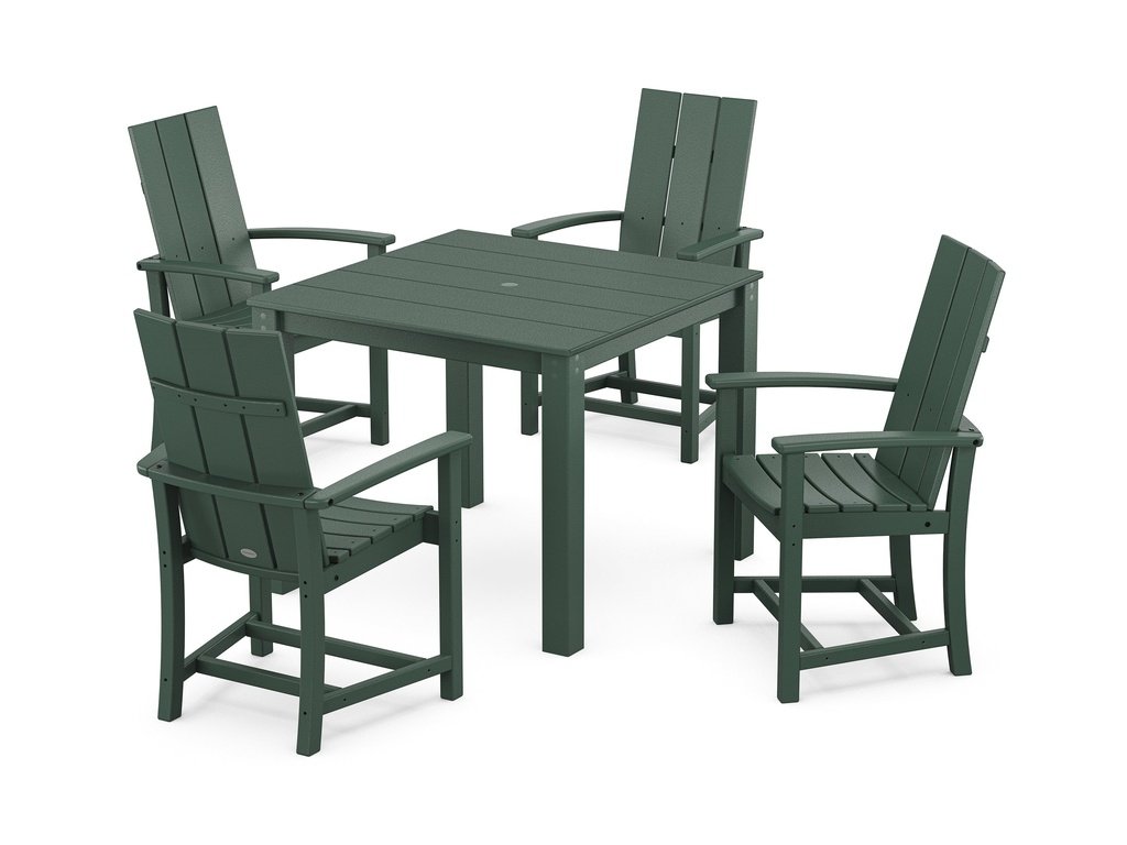 Modern Adirondack 5-Piece Parsons Dining Set Photo