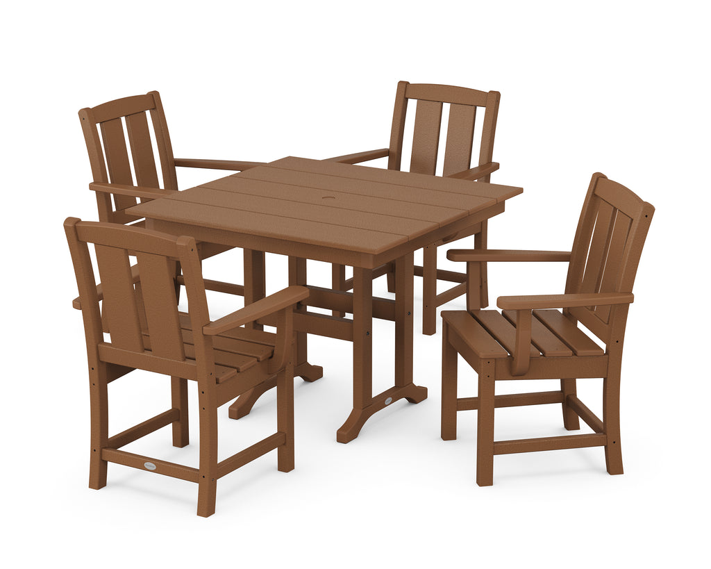 Mission 5-Piece Farmhouse Dining Set Photo