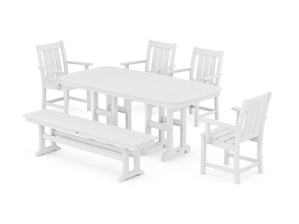 Oxford 6-Piece Dining Set with Bench Photo