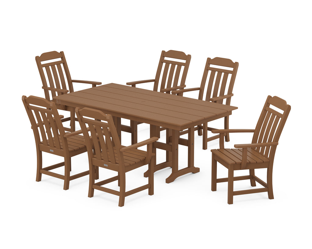 Country Living Arm Chair 7-Piece Farmhouse Dining Set Photo