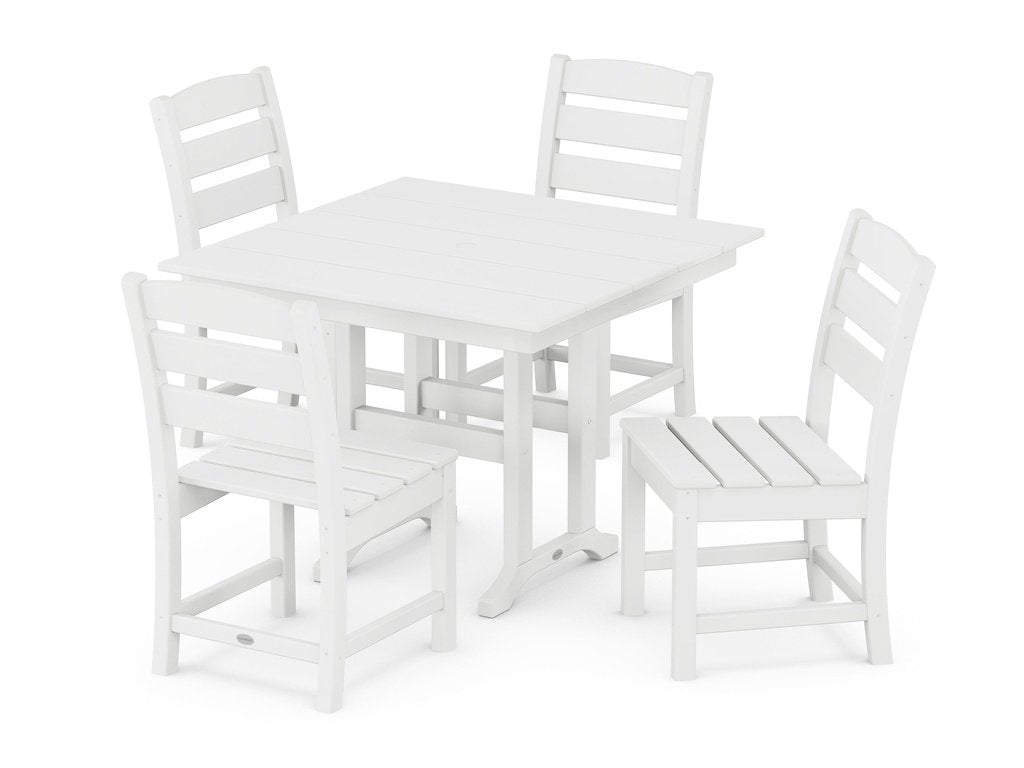 Lakeside Side Chair 5-Piece Farmhouse Dining Set Photo