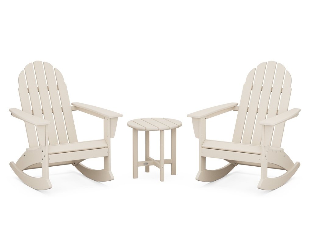 Vineyard 3-Piece Adirondack Rocking Chair Set Photo