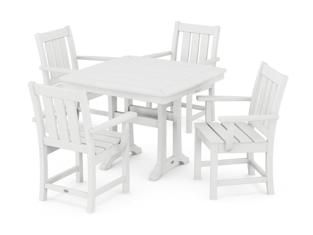 Oxford 5-Piece Dining Set with Trestle Legs Photo