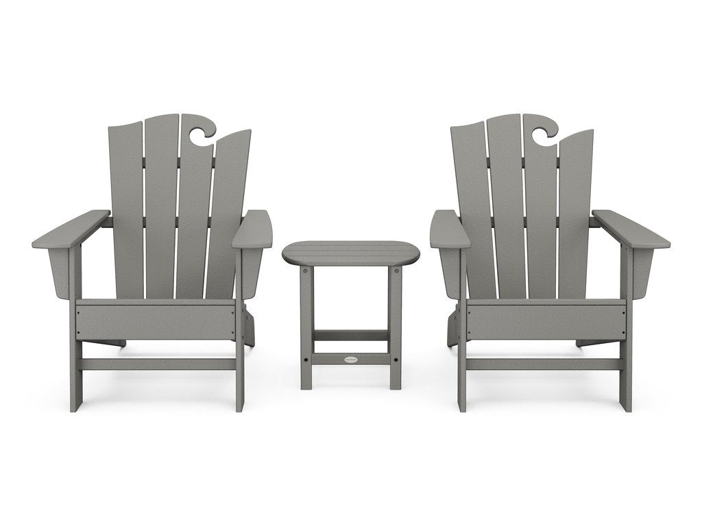 Wave 3-Piece Adirondack Set with The Ocean Chair Photo