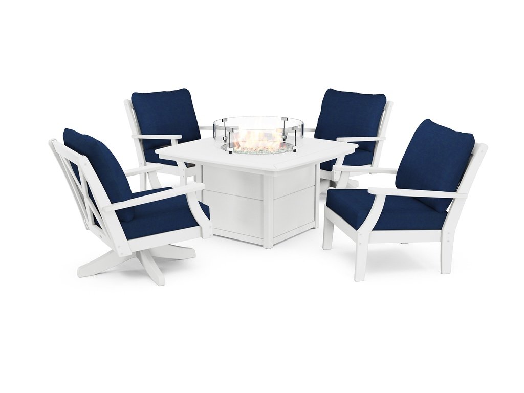 Braxton 5-Piece Deep Seating Set with Fire Table Photo