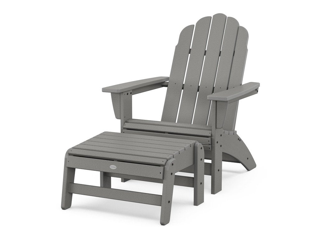 Vineyard Grand Adirondack Chair with Ottoman Photo