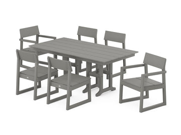 EDGE 7-Piece Farmhouse Dining Set Photo