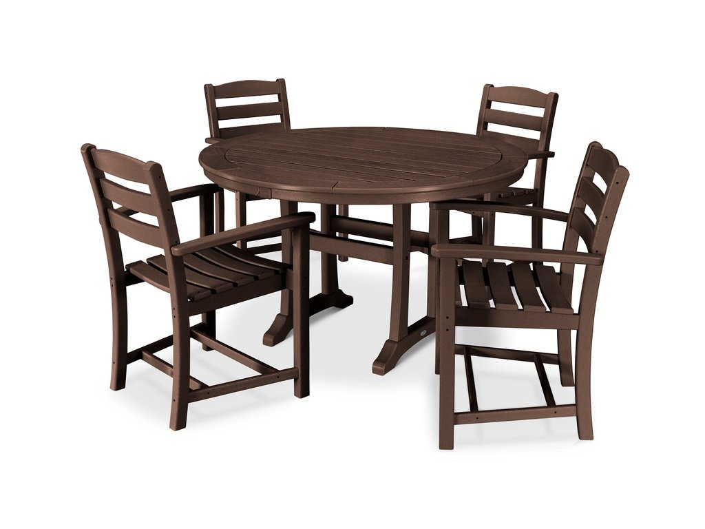 La Casa Café 5-Piece Arm Chair Dining Set Photo