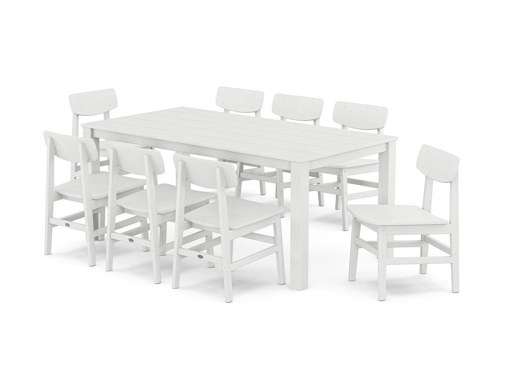 Modern Studio Urban Chair 9-Piece Parsons Dining Set Photo